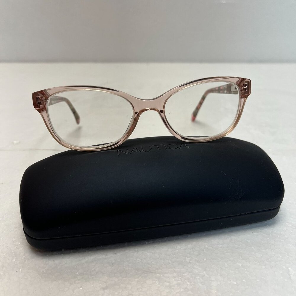 Nautica Womens Optical Glasses Frame Mod NGO104 663 In Pink Tortoise Frame‎ Only